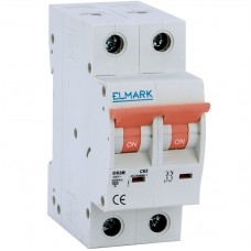 Μικροαυτόματη Ασφάλεια 2P 50A 6kA C62R 230V Τύπου C 41250R